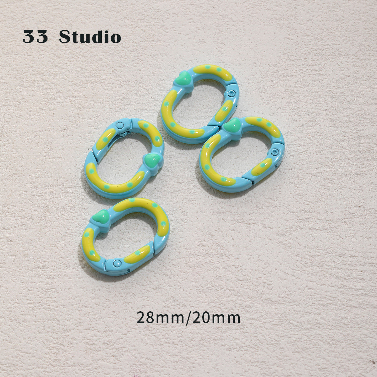 Heavy industry hand-painted beads/glazed beads/partition beads/DIY accessories