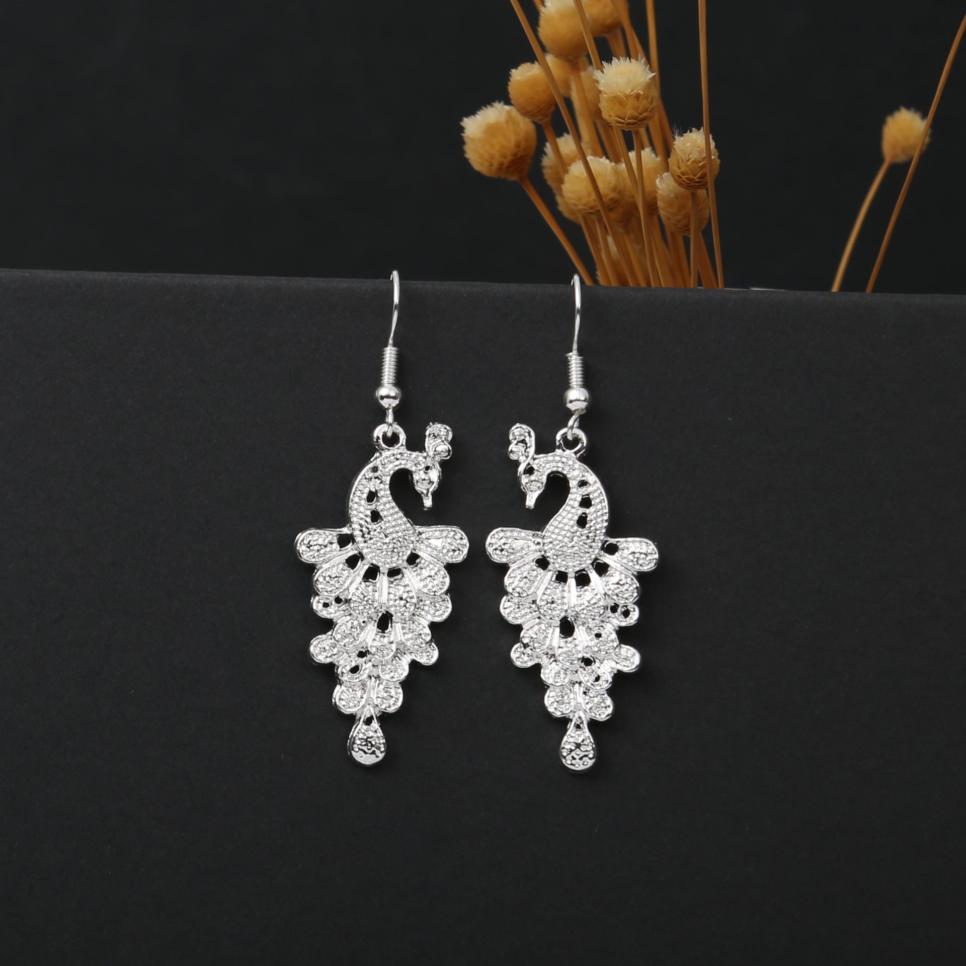 E6,Miao silver earrings
