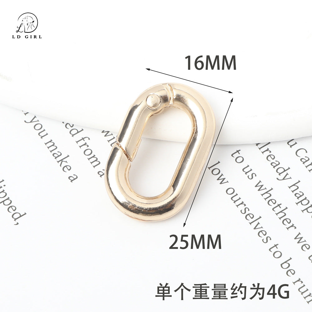 A Golden Cat, Apple, Heart, Spring Buckle, DIY Accessories