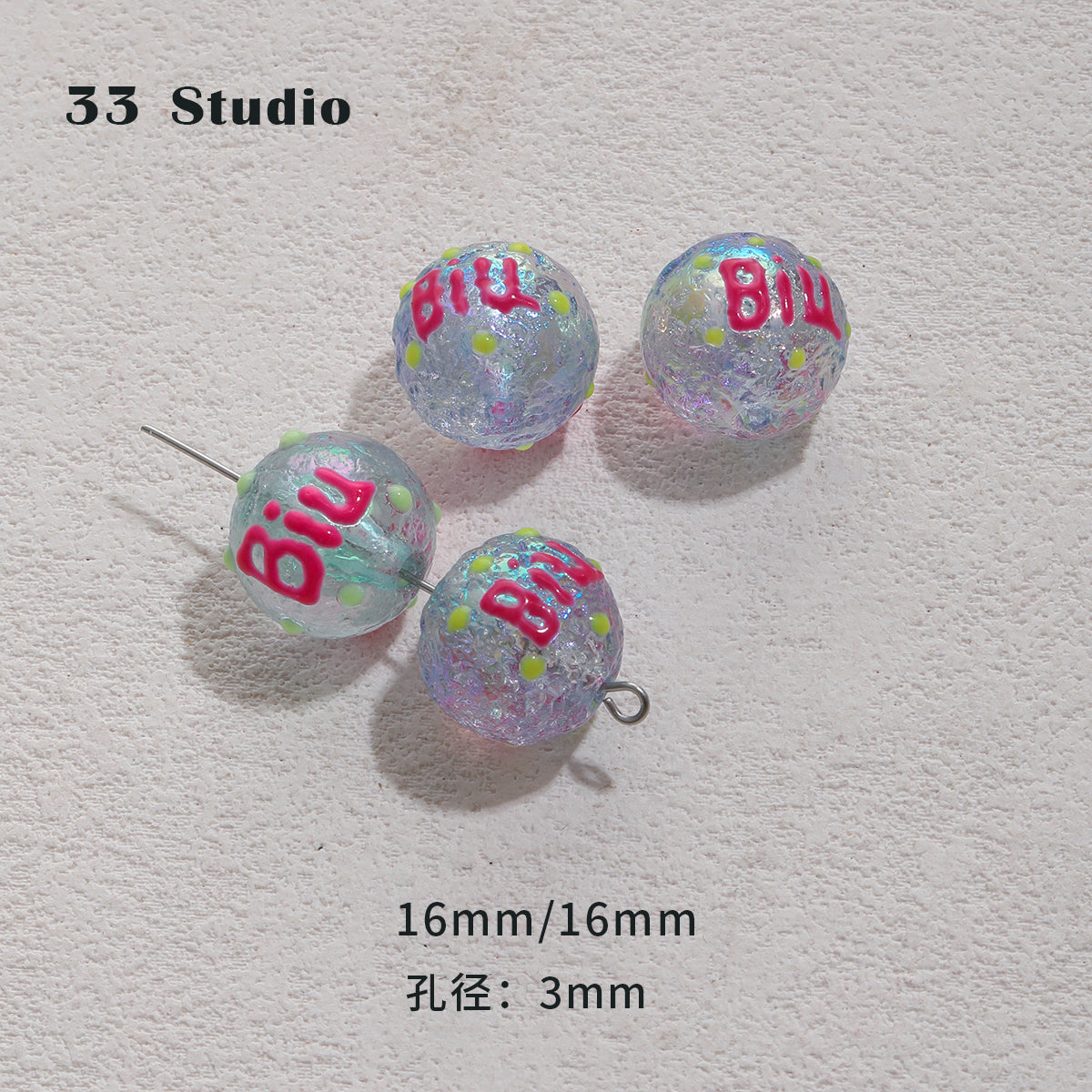 Heavy industry hand-painted beads/glazed beads/partition beads/DIY accessories