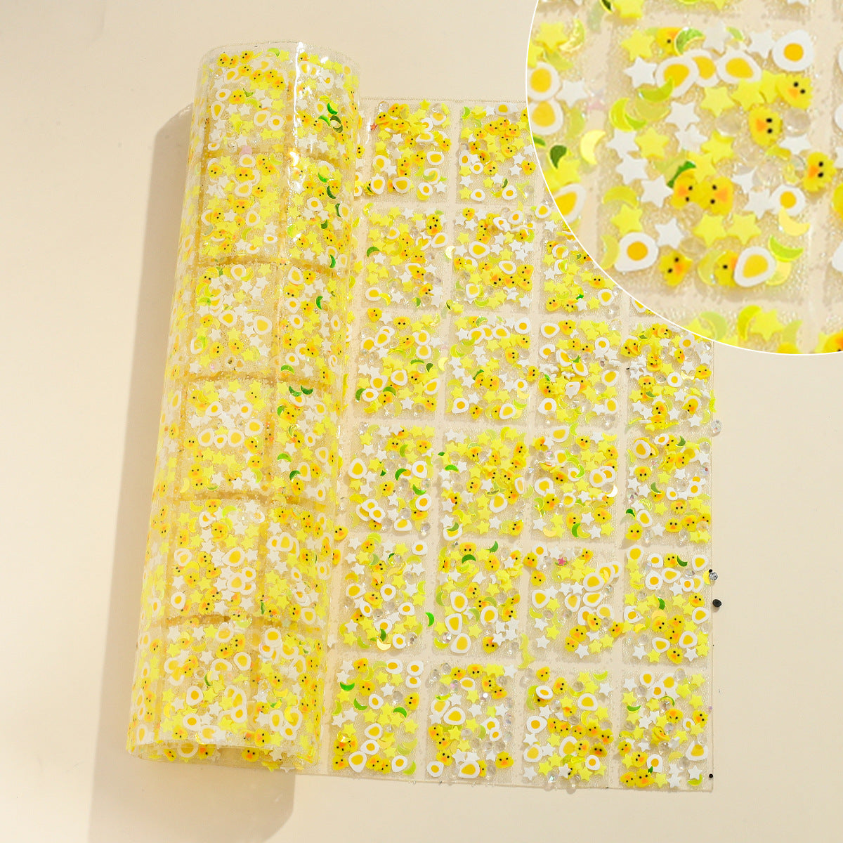 29-Type geometric special-shaped resin double-sided tape diamond sheet [1whole piece 24 * 40cm, small square 3 * 4cm]