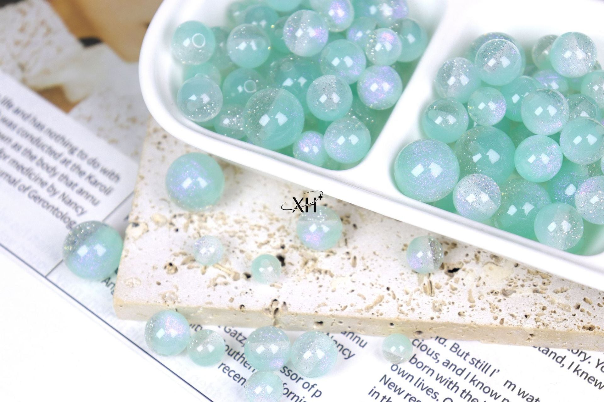 NO.11 Iridescent Starry Sky Resin Beads 幻彩满天星