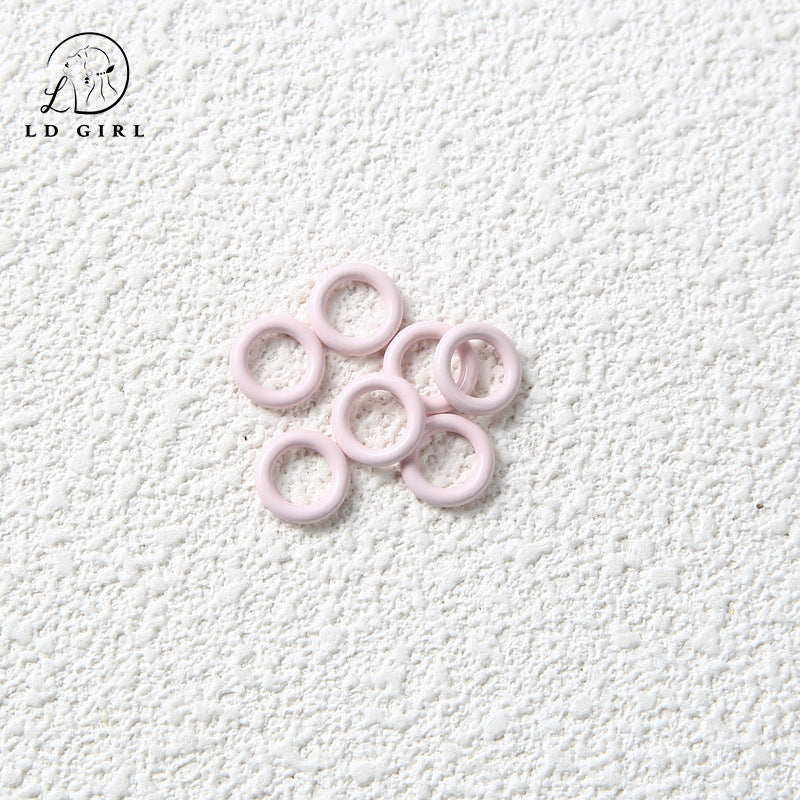 A Non-openable, paint DIY closed ring, connecting ring, accessories