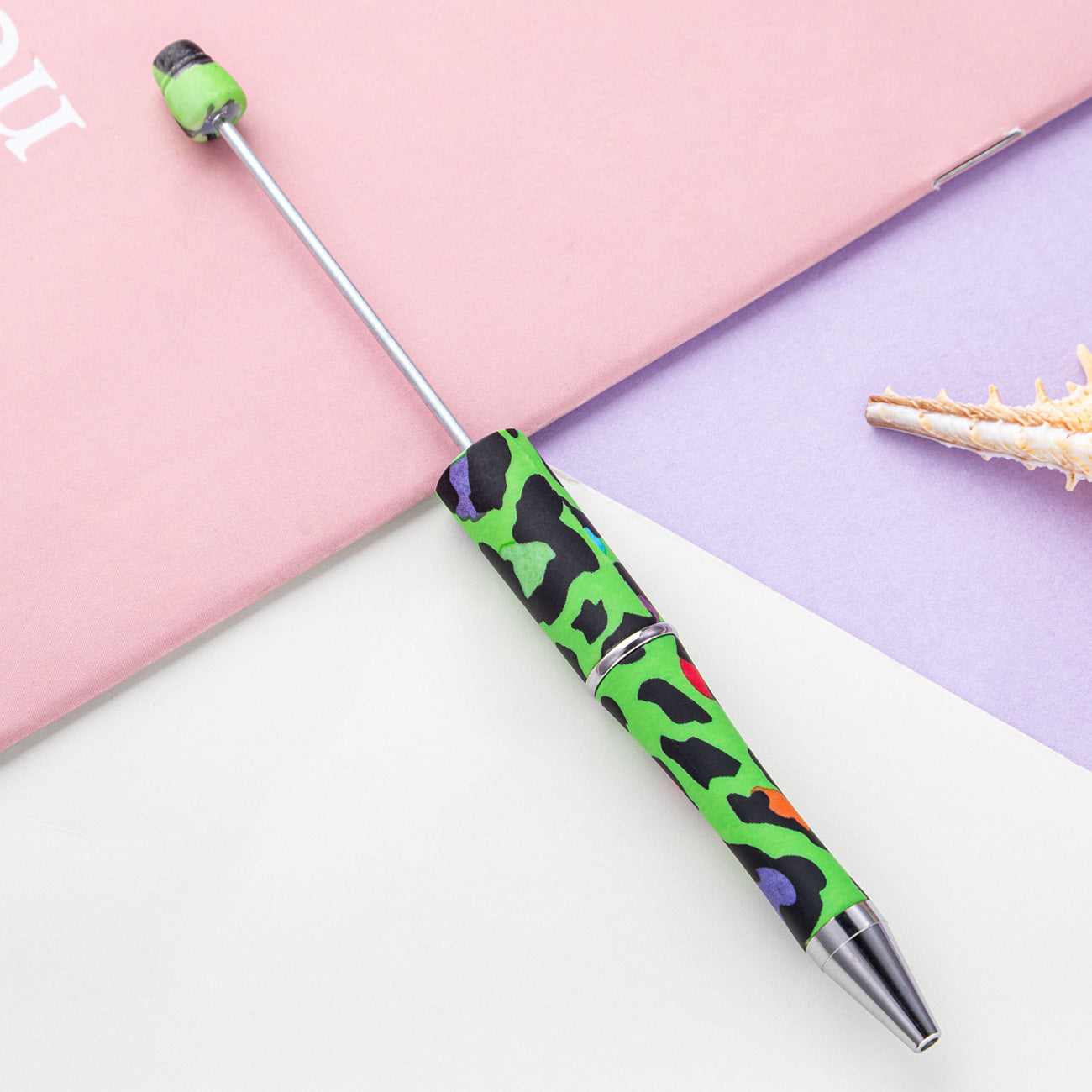 139-Color!! Printed , new bead pen, handmade DIY pen