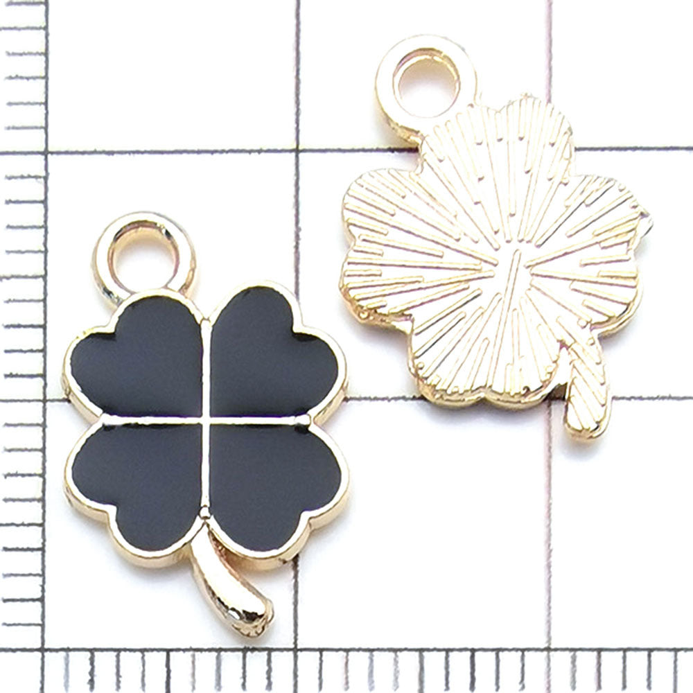NO.21 Mixed 20 black charm metal, alloy