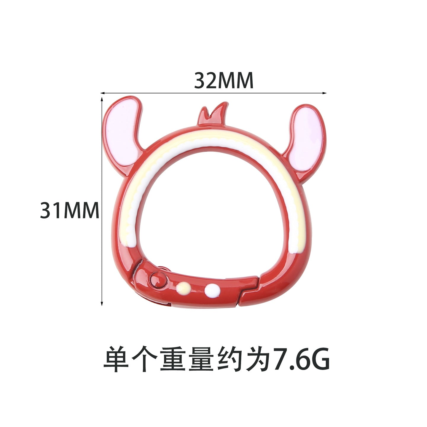 A small boy head spring buckle DIY handmade accessories