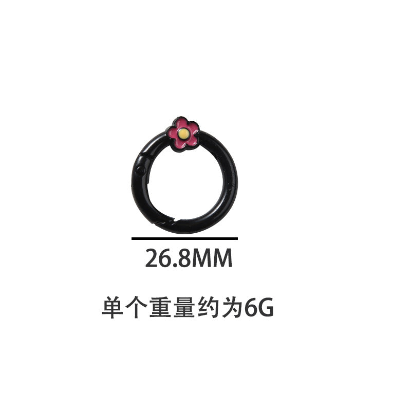 A small flower spring buckle, DIY jewelry accessories