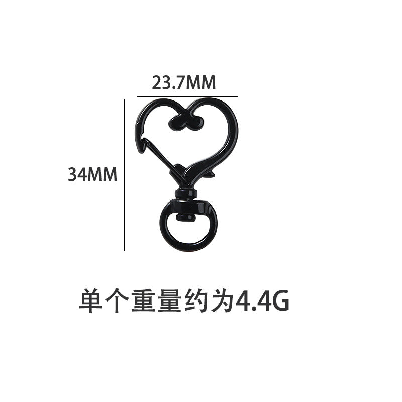 A love spring key heart ring, DIY pendant