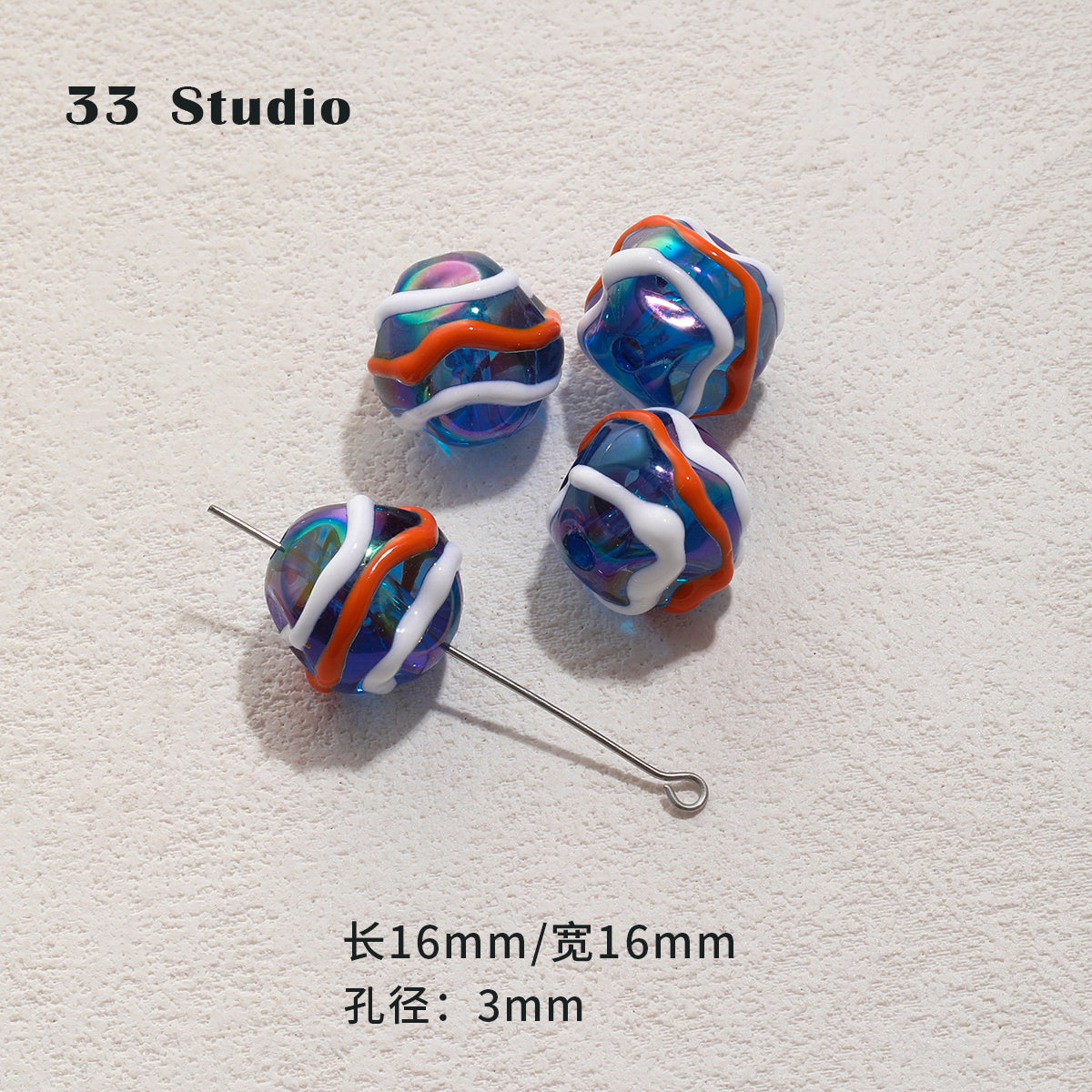 Heavy industry hand-painted beads/glazed beads/partition beads/DIY accessories