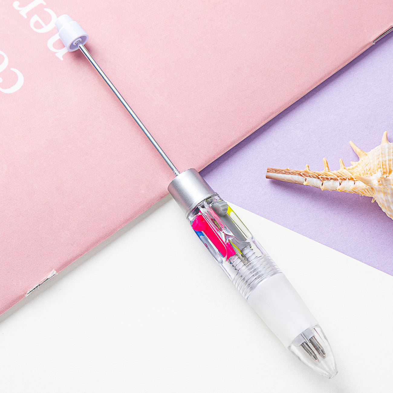 Four-color of one bead pen, DIY bead pen