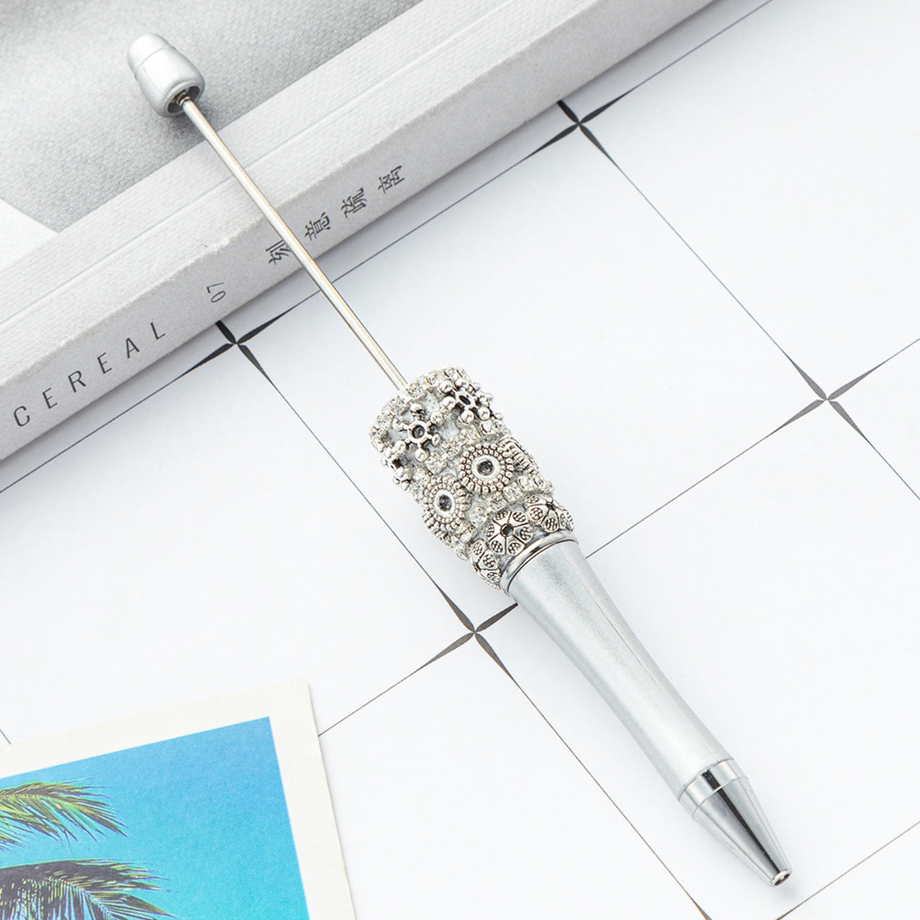 DIY Ball Pen, Vintage Flower Ball Pen