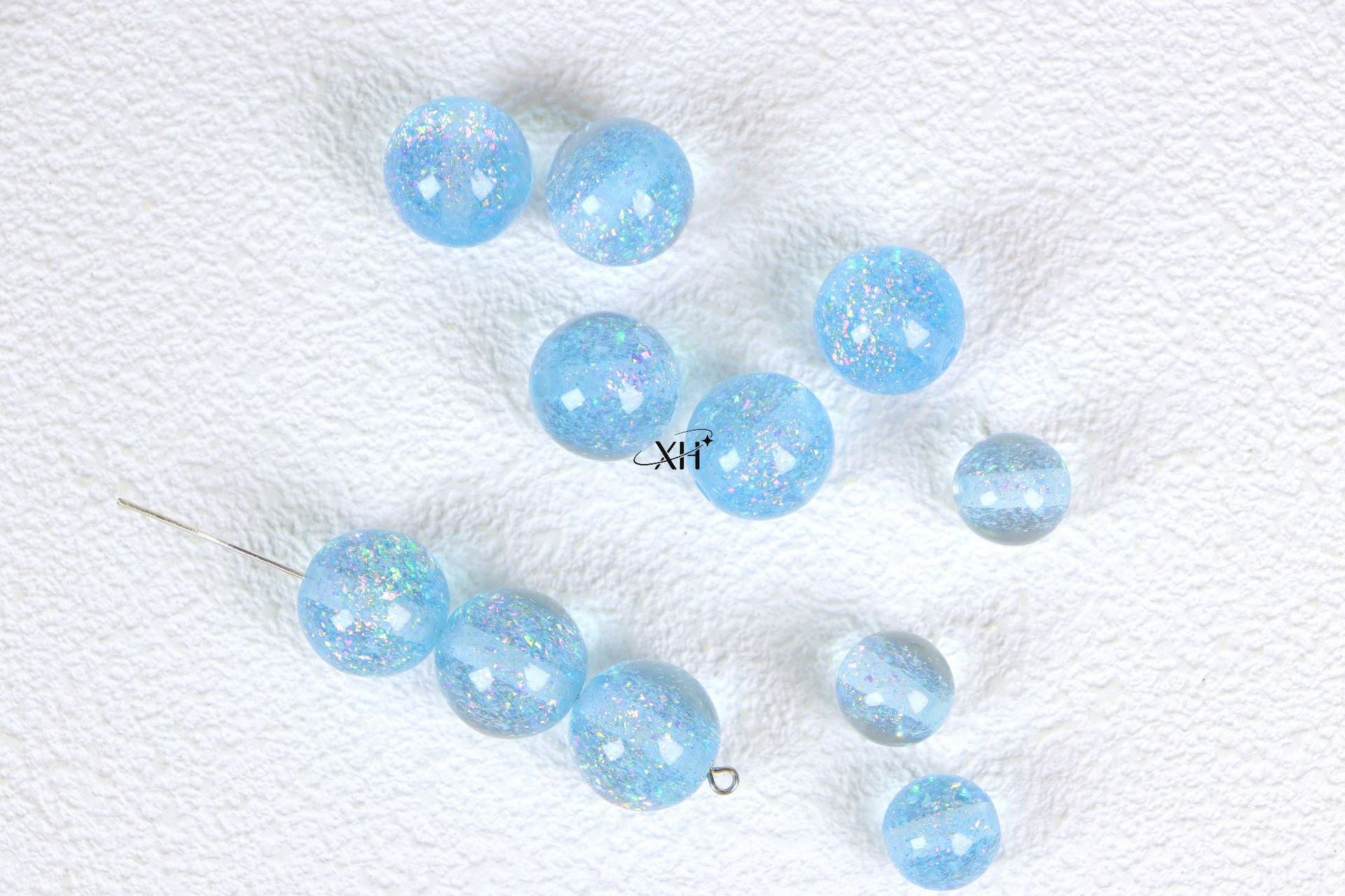 NO.10 Honey-core Opal Resin Beads 欧泊溏心
