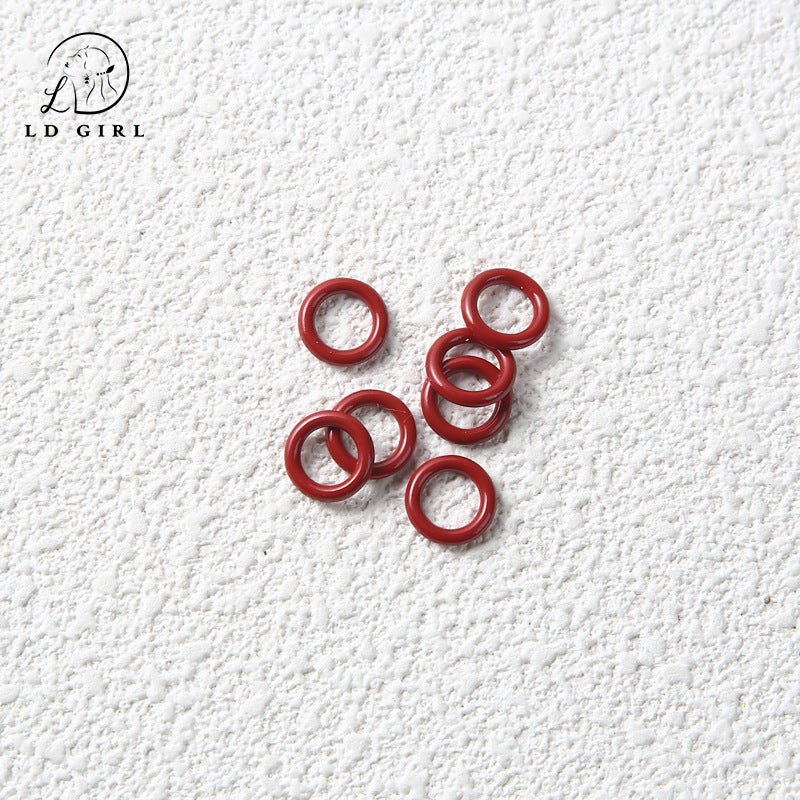 A Non-openable, paint DIY closed ring, connecting ring, accessories