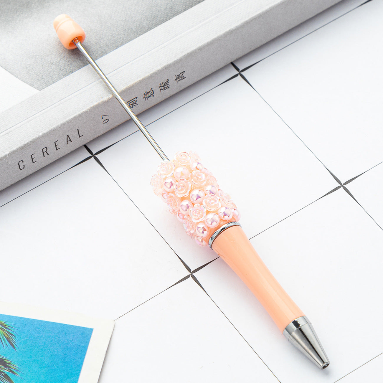 20-Color DIY rose bead pen