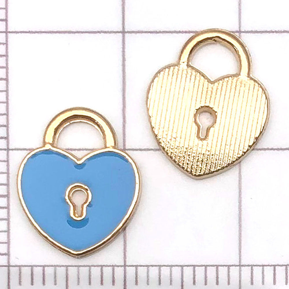 NO. 22-1 Mixed 20lake blue charm metal, alloy