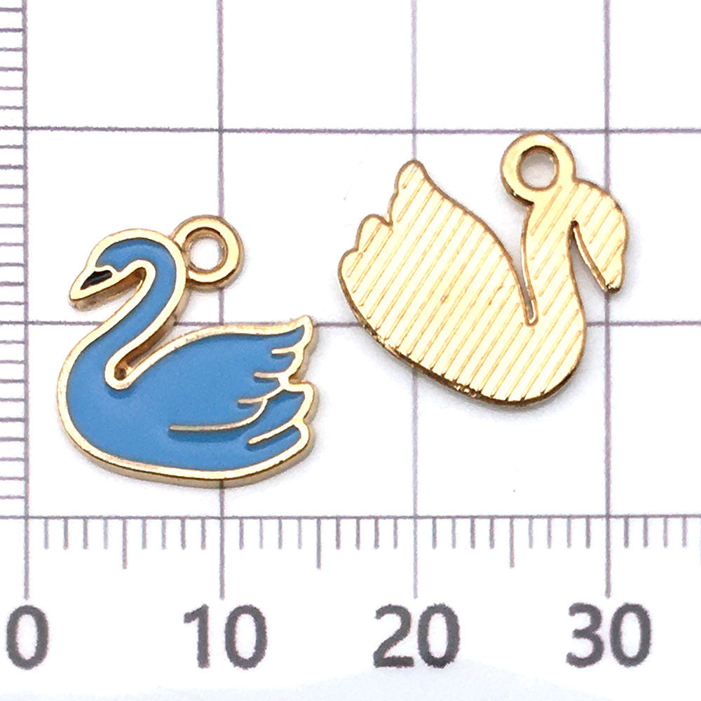 NO. 22-1 Mixed 20lake blue charm metal, alloy