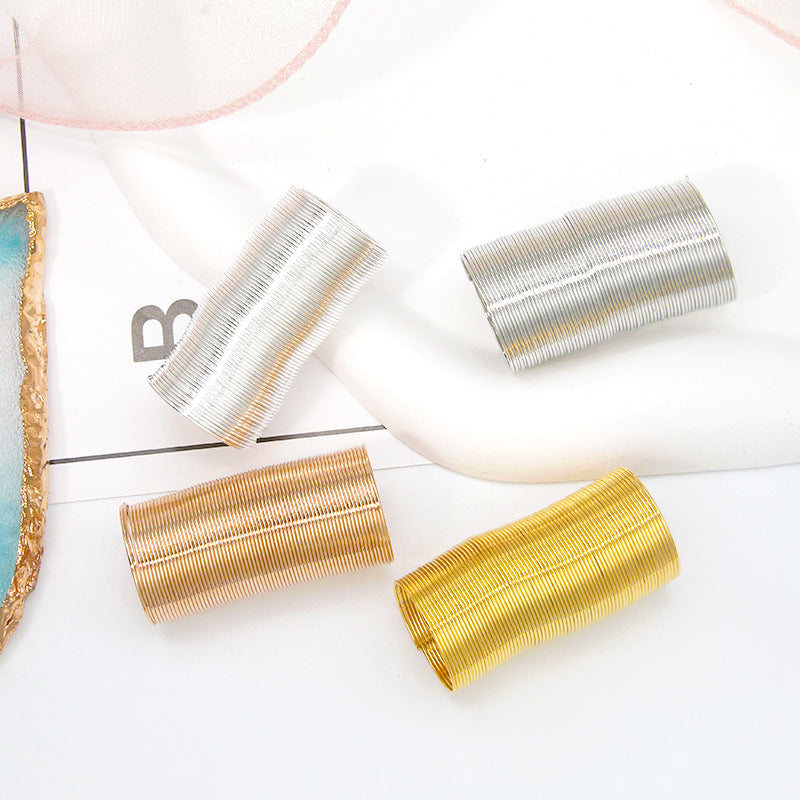 A set of 5, DIY ring, memory wire