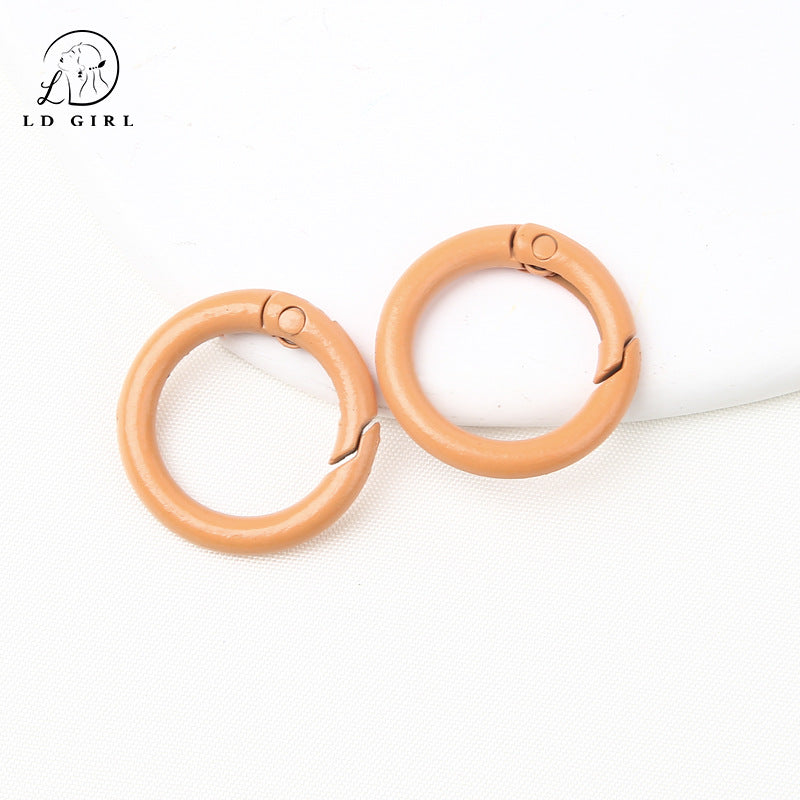 A25mm Color Painted Round Spring Buckle