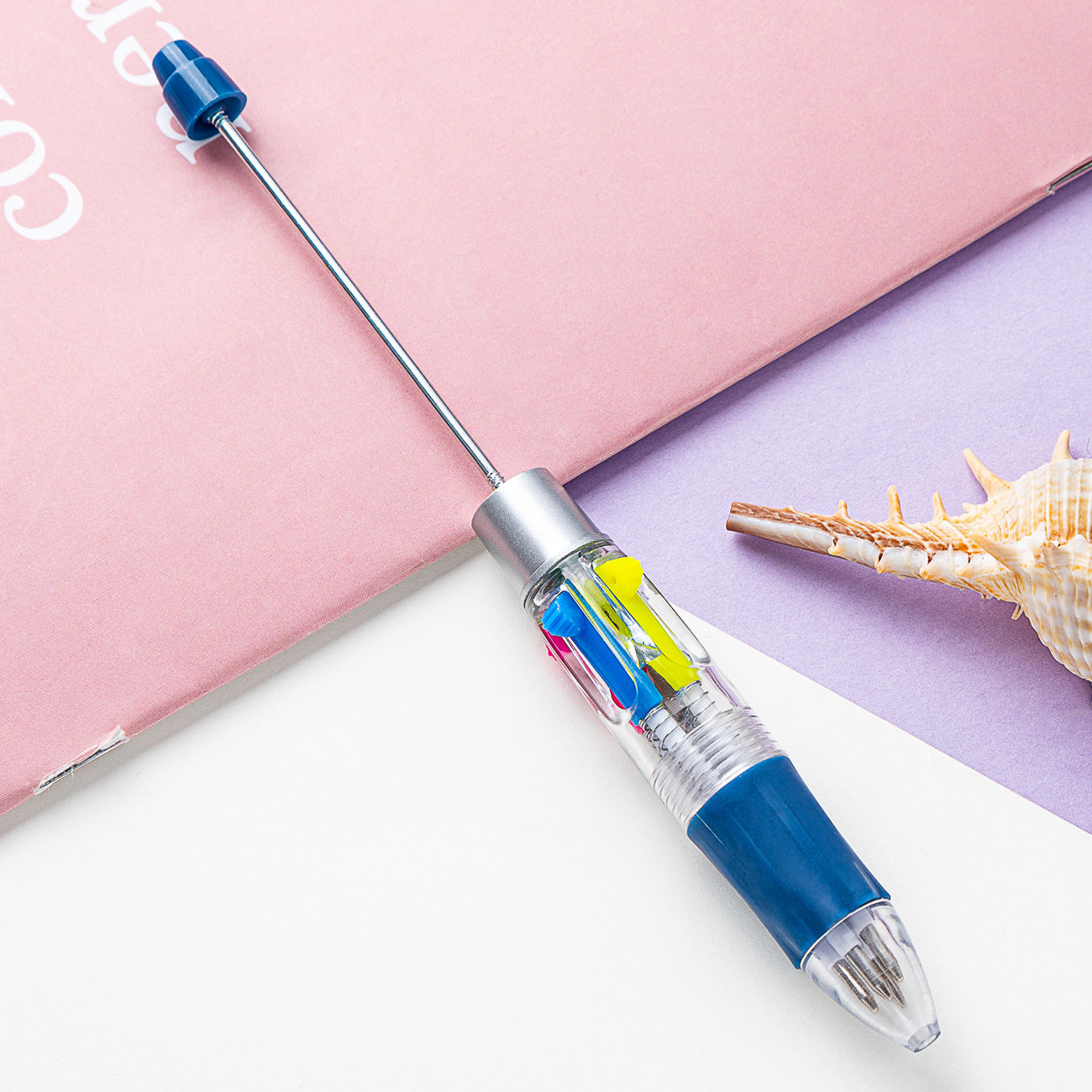 Four-color of one bead pen, DIY bead pen