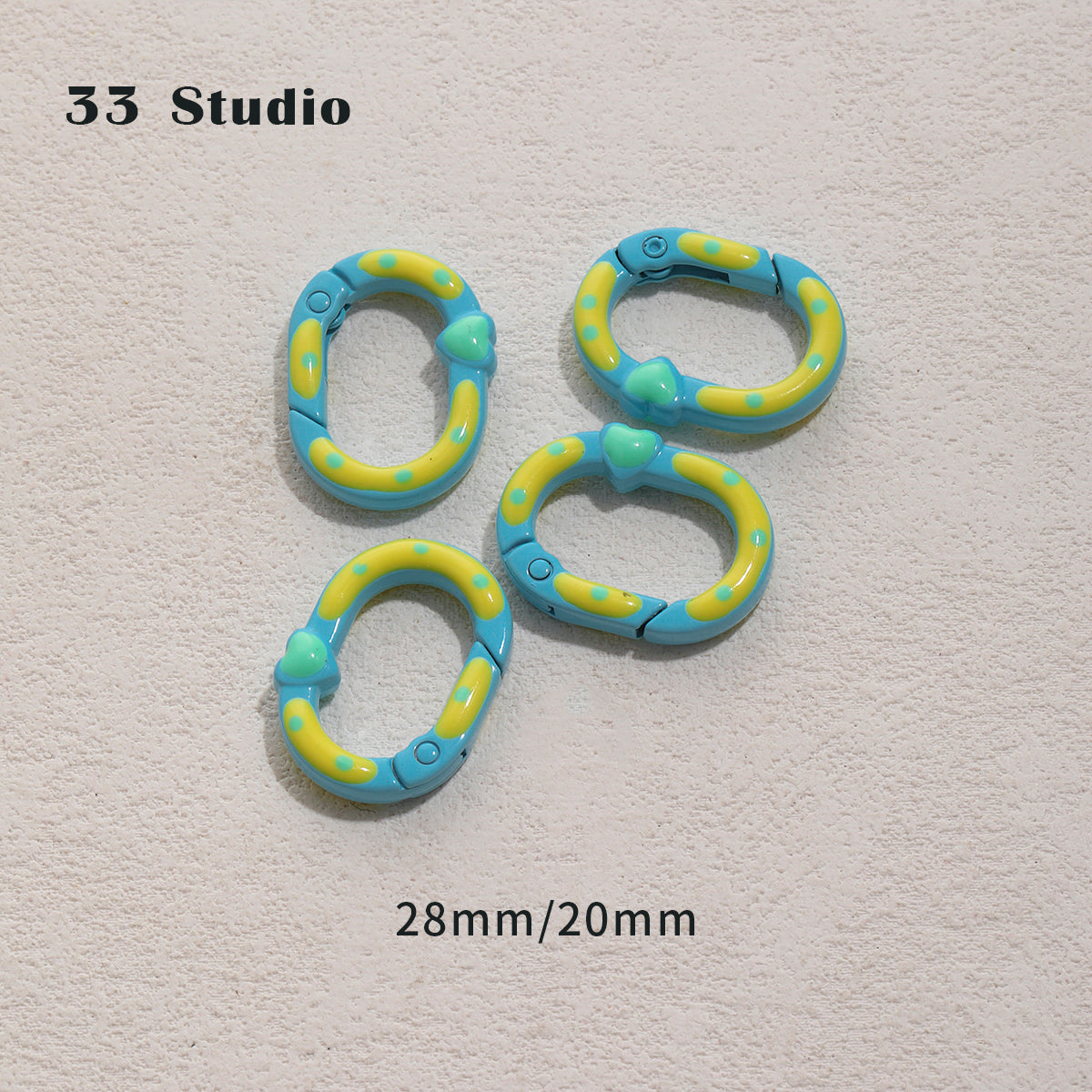 Heavy industry hand-painted beads/glazed beads/partition beads/DIY accessories