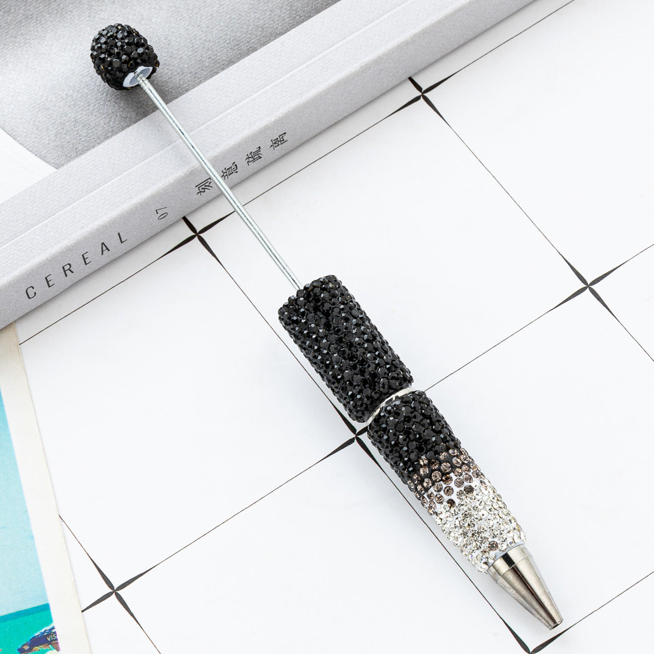 New DIY Gradient, Bead Pen, Hand Drilled, Bead Pen