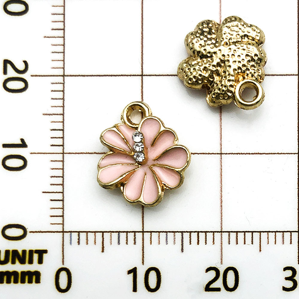 NO.20-1mixed30 gold plated enamel charm metals, alloys