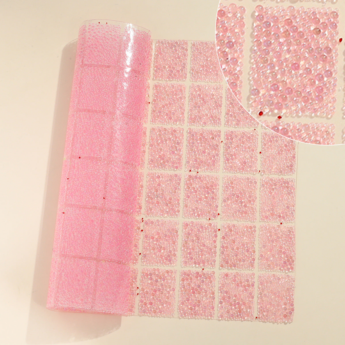 29-Type geometric special-shaped resin double-sided tape diamond sheet [1whole piece 24 * 40cm, small square 3 * 4cm]