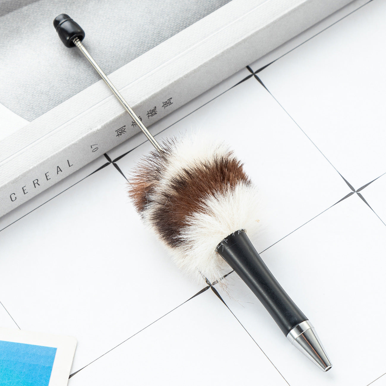 28-colour new cartoon pom-pom bead pen