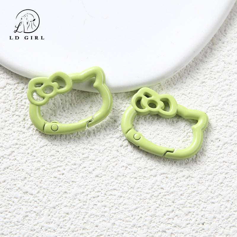 AKT spring ring, colored opening, spring buckle