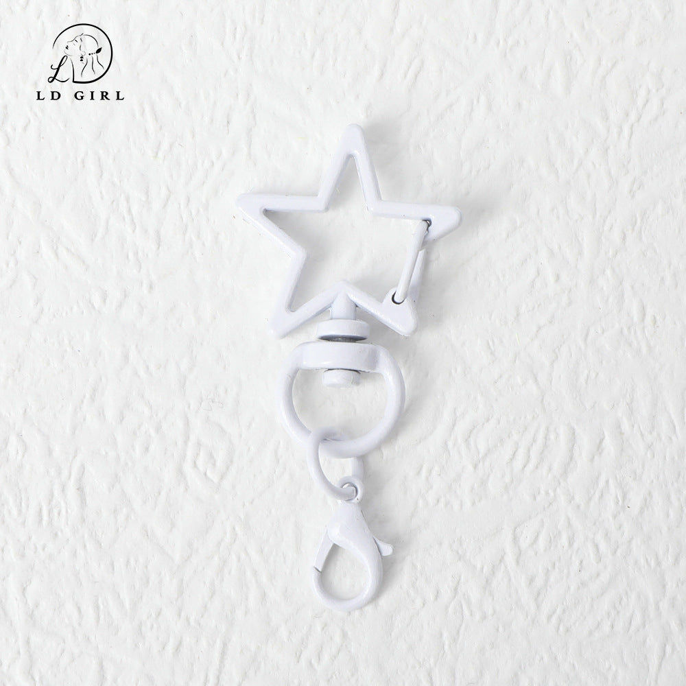 A Color Rotary Buckle, Alloy Accessories, Pentagram Buckle