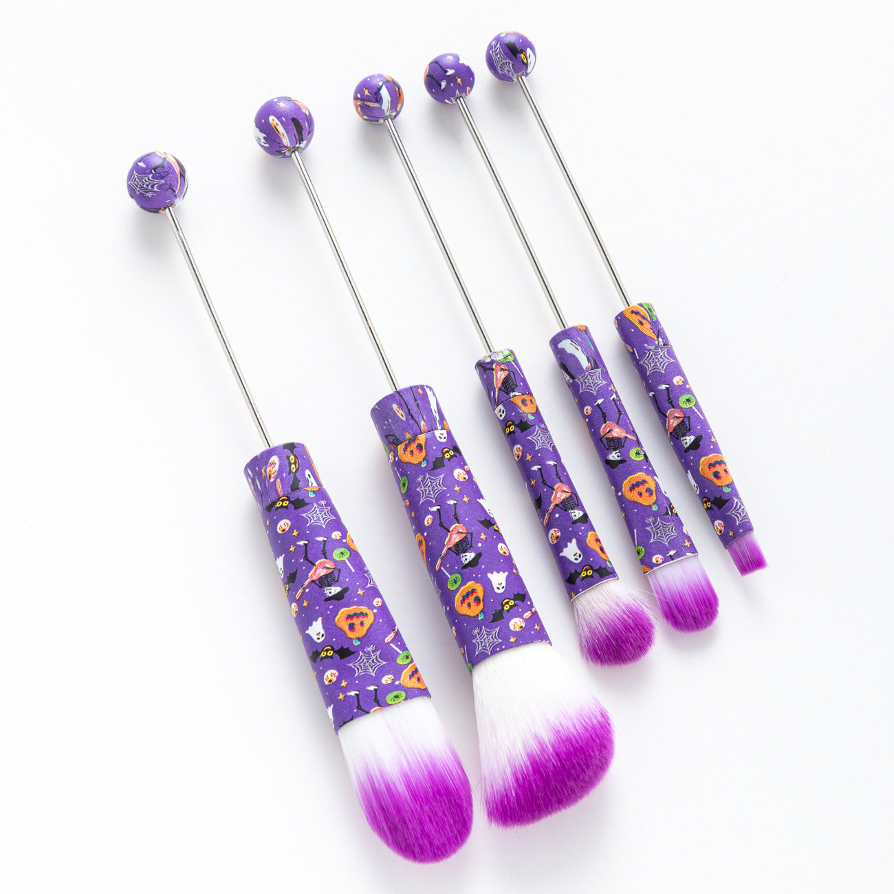 15-COLOR DIY Beaded Makeup Brush Set B