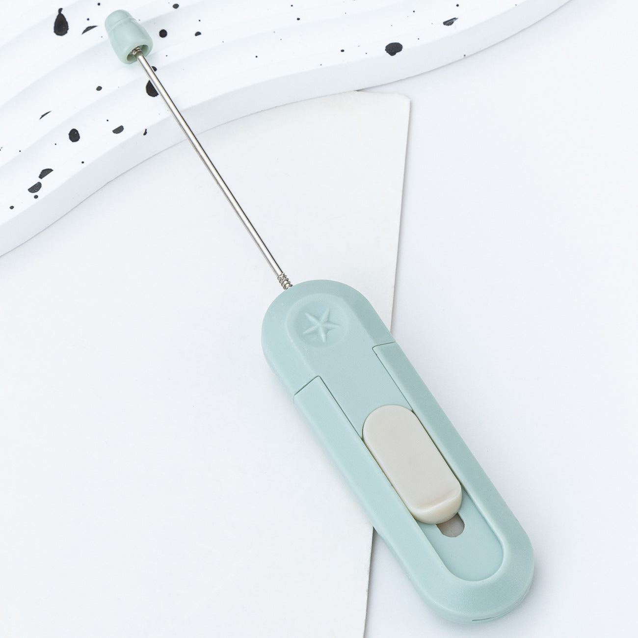 DIY beaded courier knife, portable unpacking artifact, unpacking courier, paper cutting, knife, unpacking knife, office home art knife