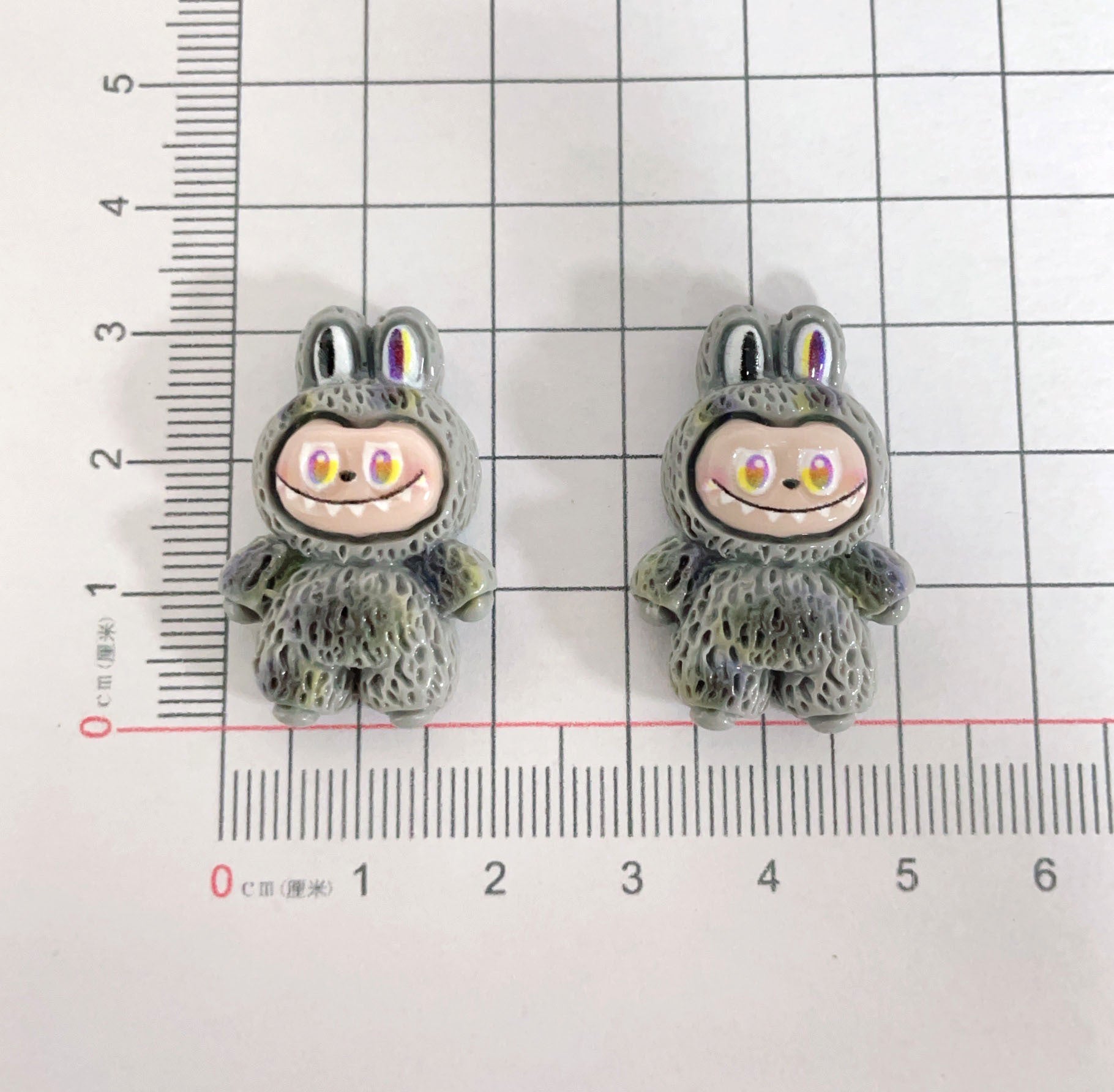 Abubu2 New cartoon  resin accessories/DIY cream glue handmade patch/mobile phone keychain hanging