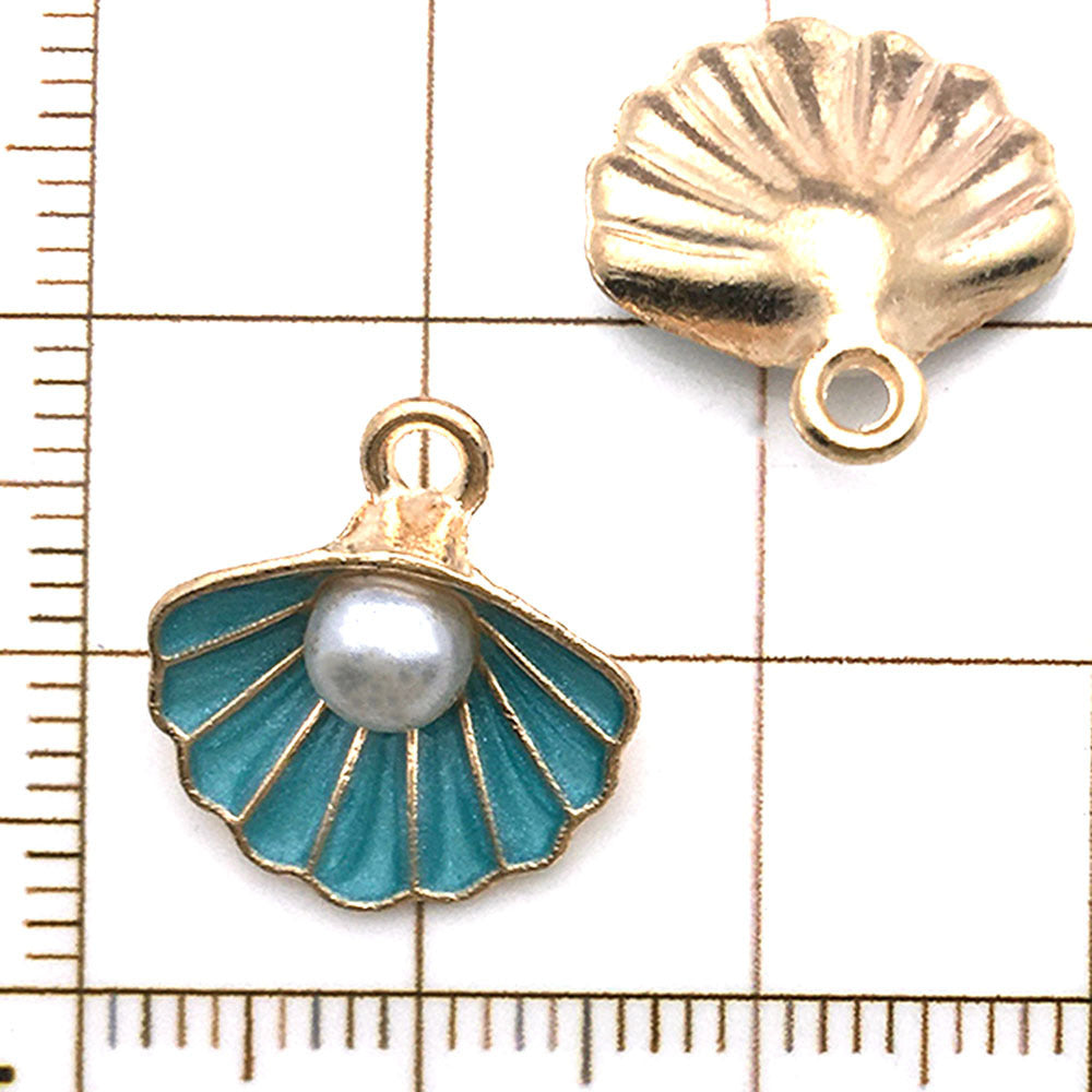 NO. 22-1 Mixed 20lake blue charm metal, alloy