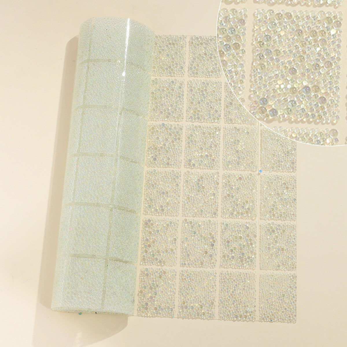 29-Type geometric special-shaped resin double-sided tape diamond sheet [1whole piece 24 * 40cm, small square 3 * 4cm]