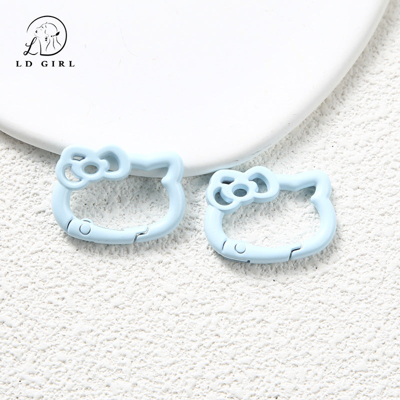 AKT spring ring, colored opening, spring buckle