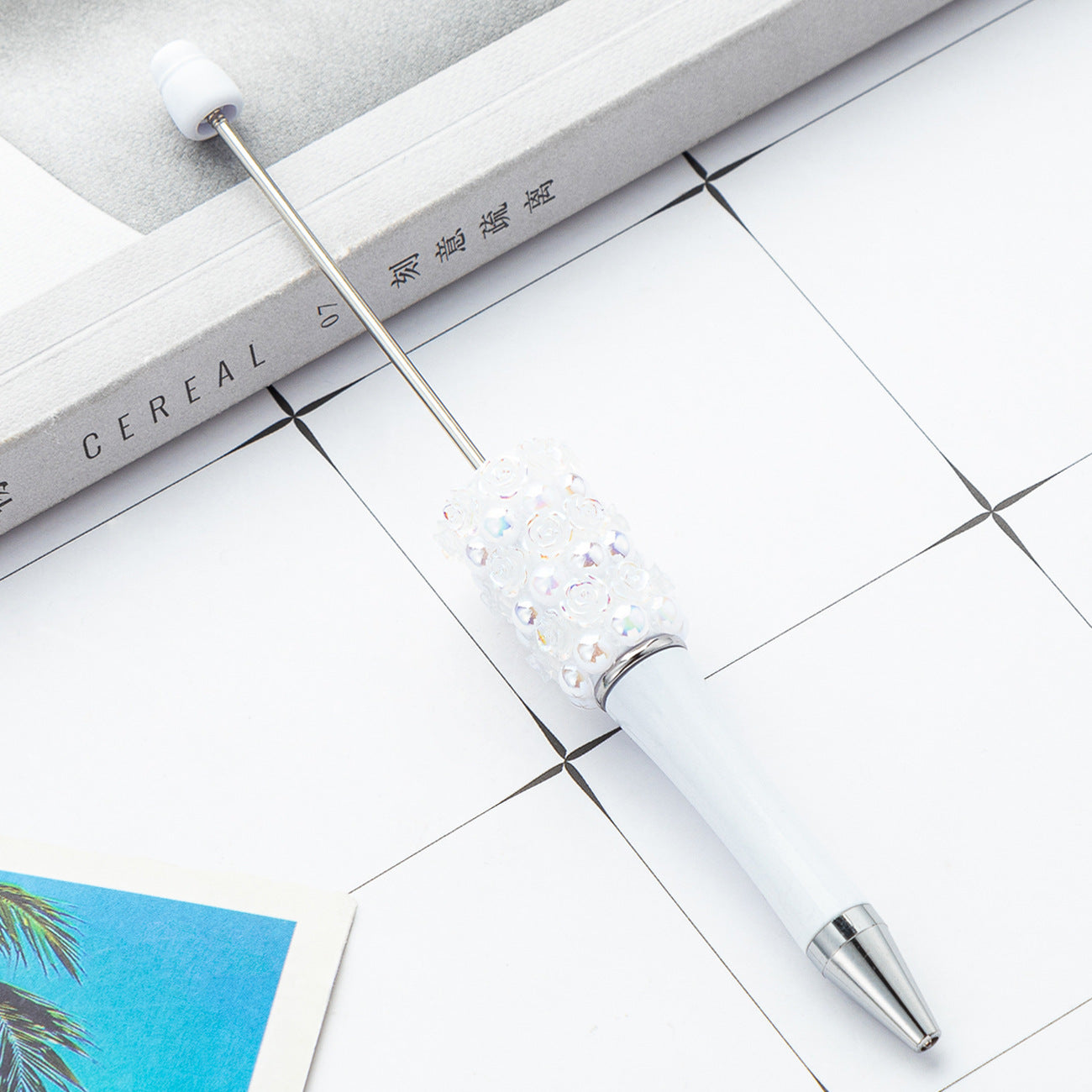 20-Color DIY rose bead pen