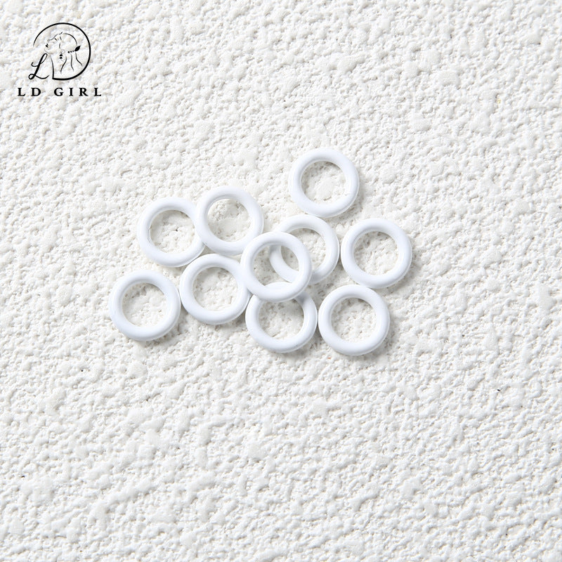 A Non-openable, paint DIY closed ring, connecting ring, accessories