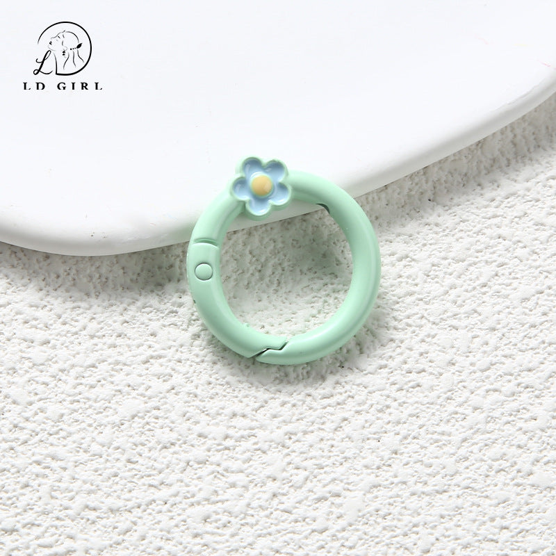 A small flower spring buckle, DIY jewelry accessories
