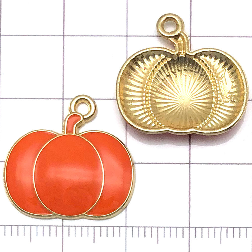 NO.23-4  gold plated enamel charm metal alloy