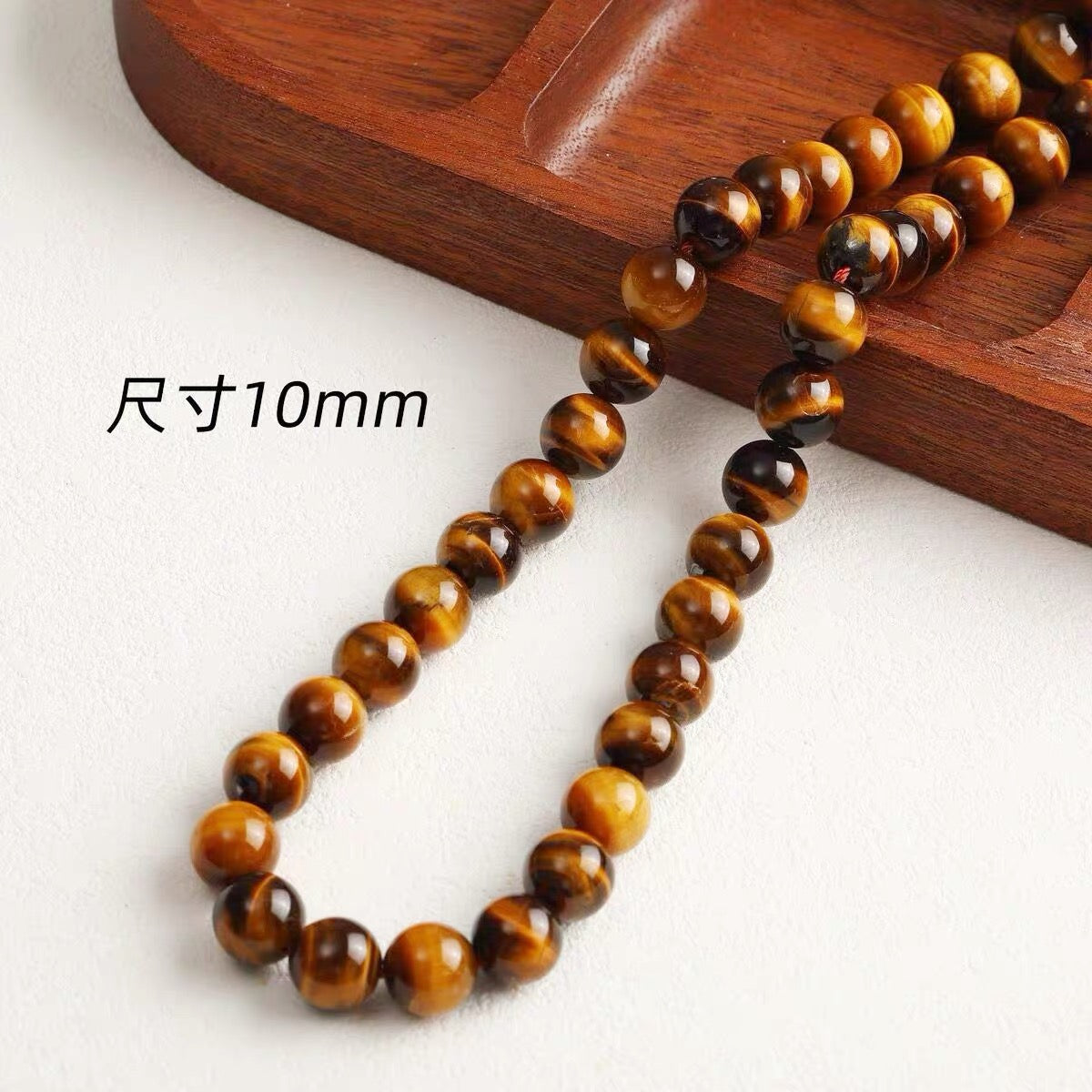 Natural stone, tiger's eye stone, black agate abacus beads, DIY accessories materials