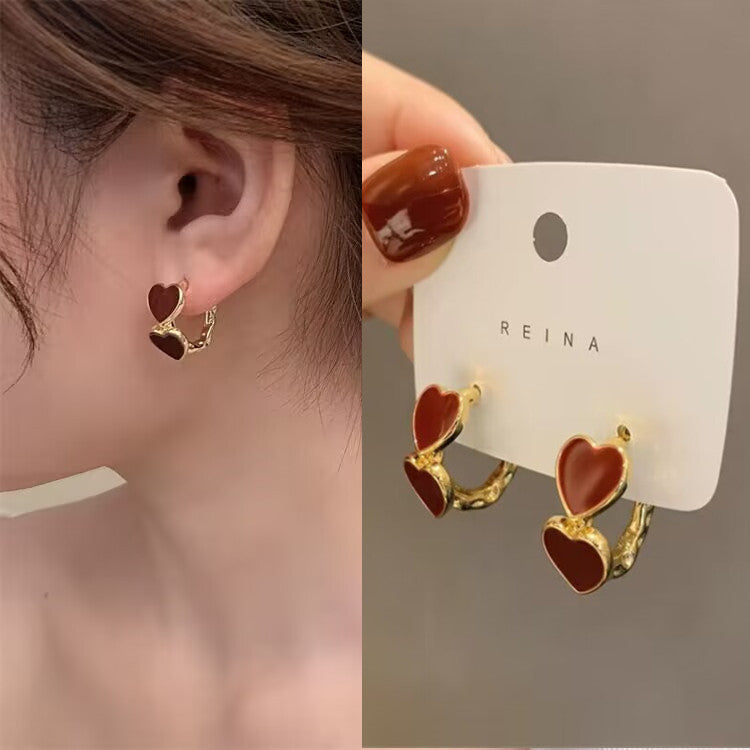 E14,925 Silver Needle Earrings B