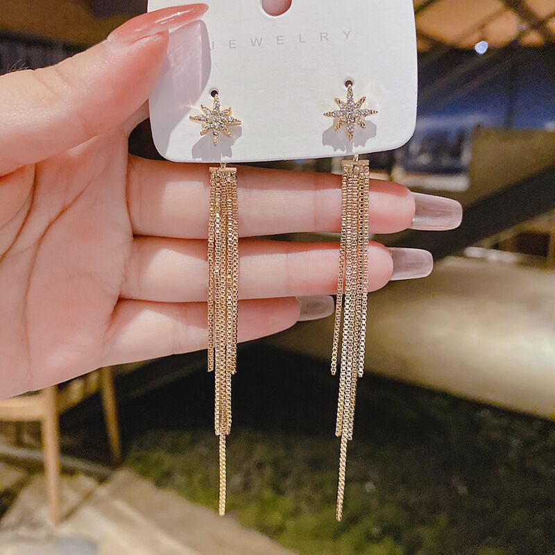 E14,925 Silver Needle Earrings B