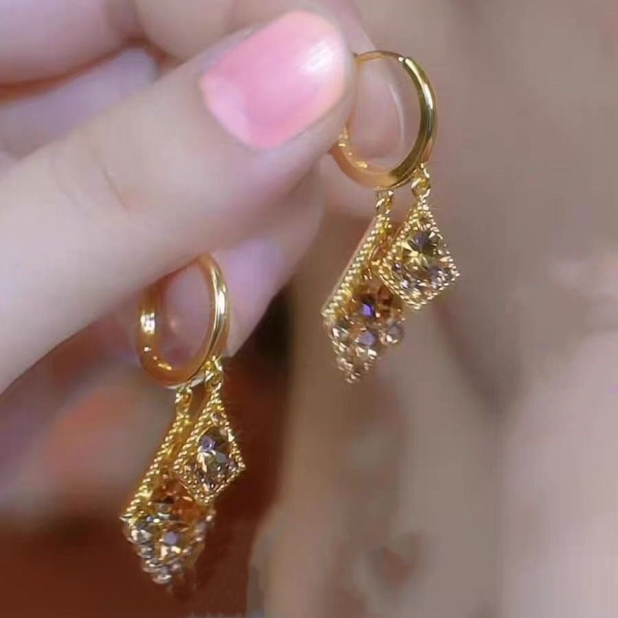 E14,S925 Silver Needle Earrings C