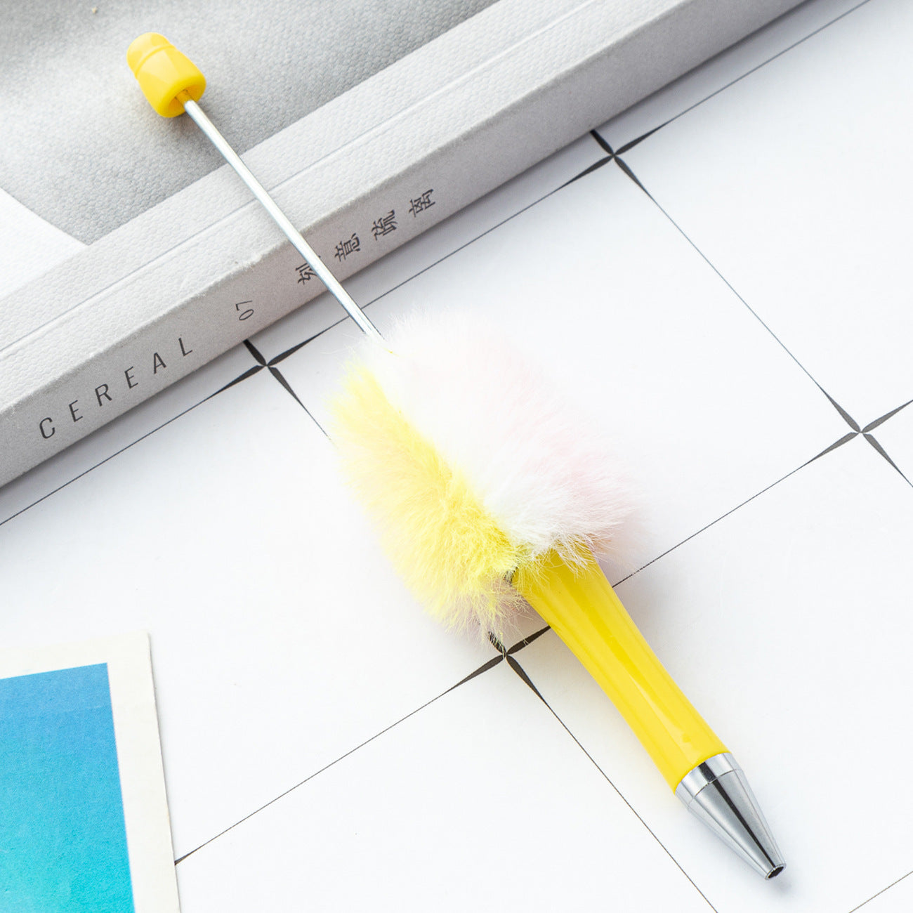 28-colour new cartoon pom-pom bead pen