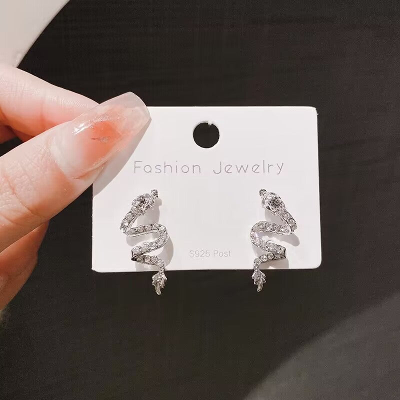 E15,925 Silver Needle Earrings  A