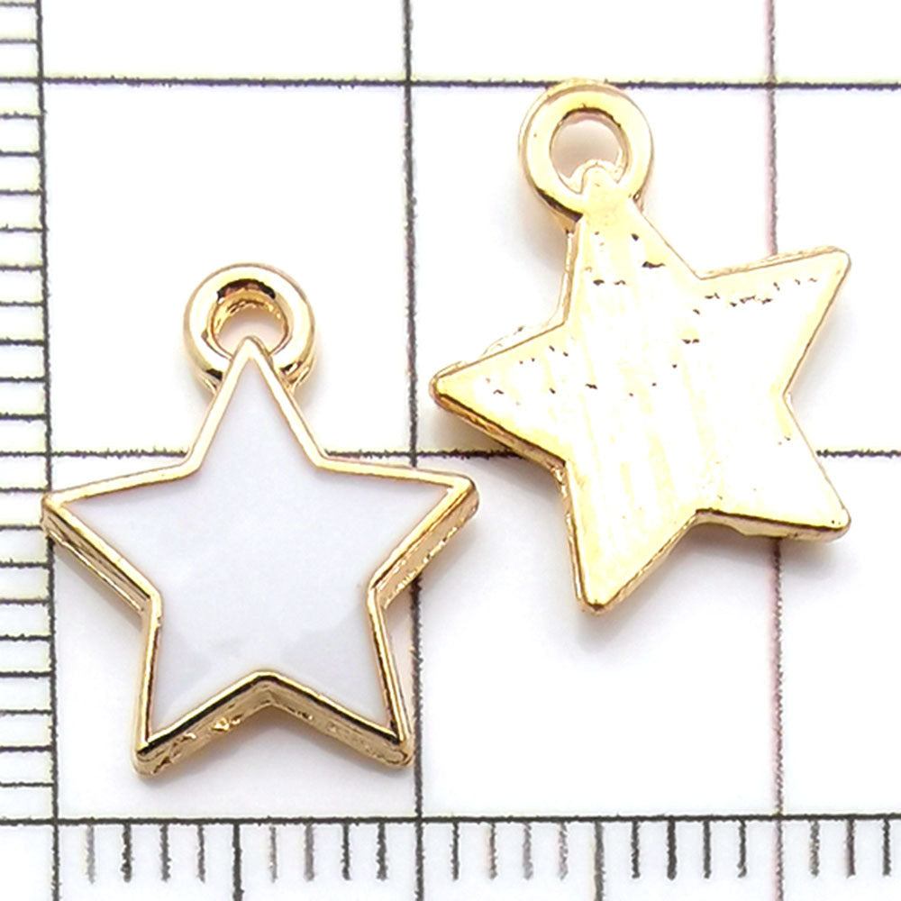 NO.24 Mixed 20 white gold plated enamel charm metals, alloys