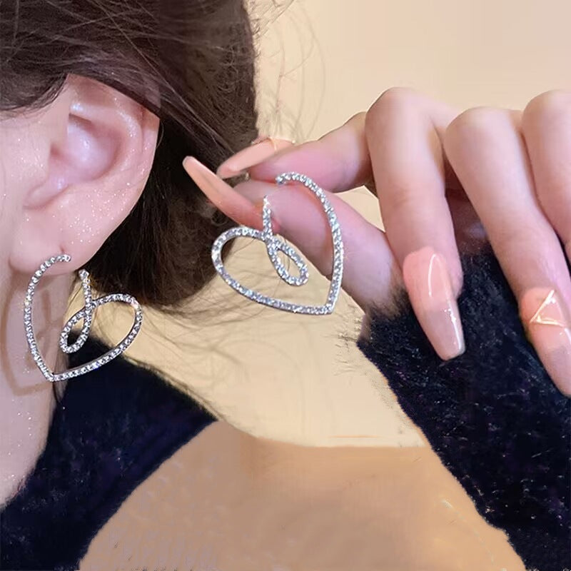 E14,925 Silver Needle Earrings B