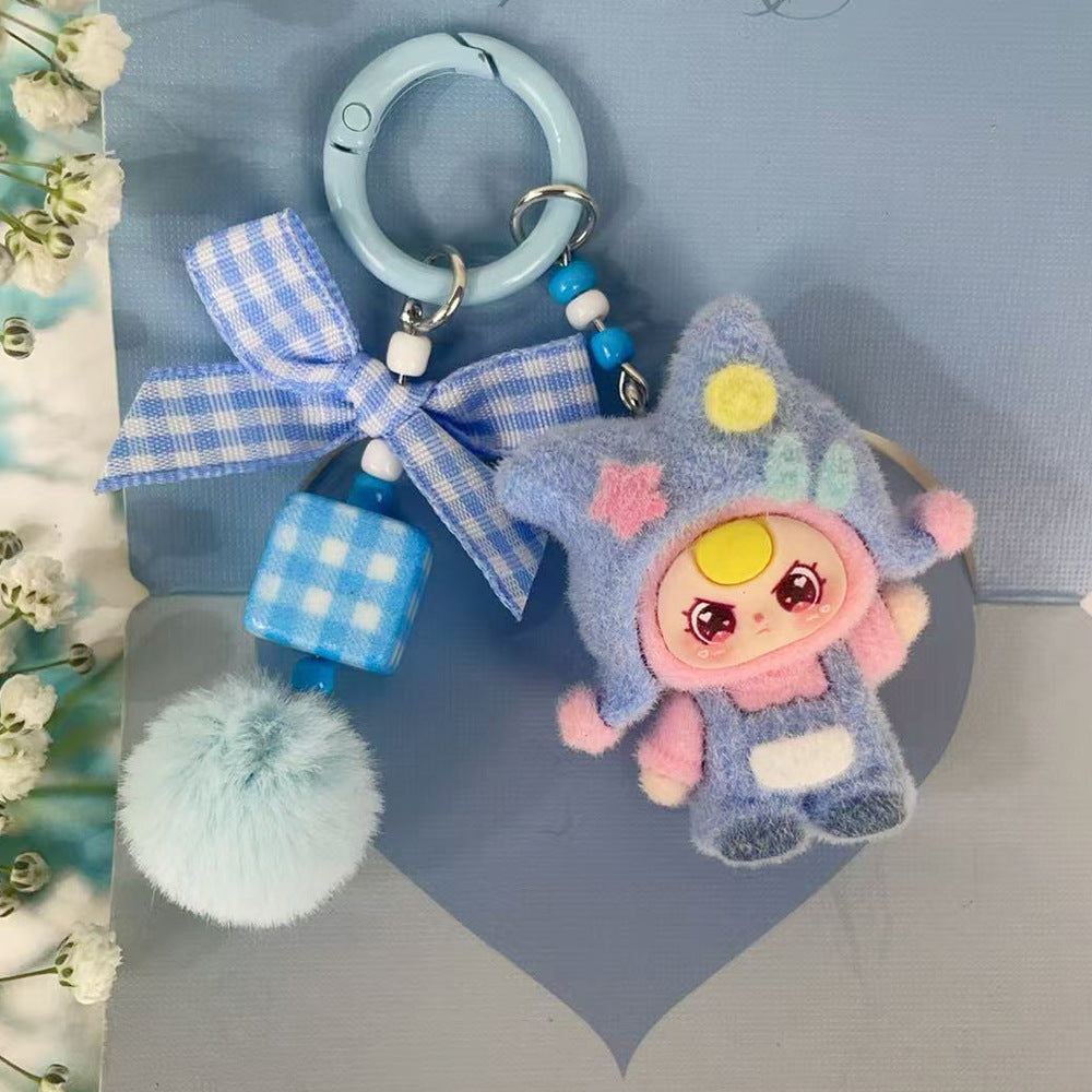 Dopamine cold hat baby three years old, jewelry accessories, cartoon key chain, bag pendant