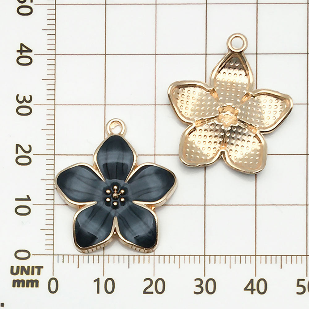 NO.3 New Flower Pendant Earrings Necklace Pendant